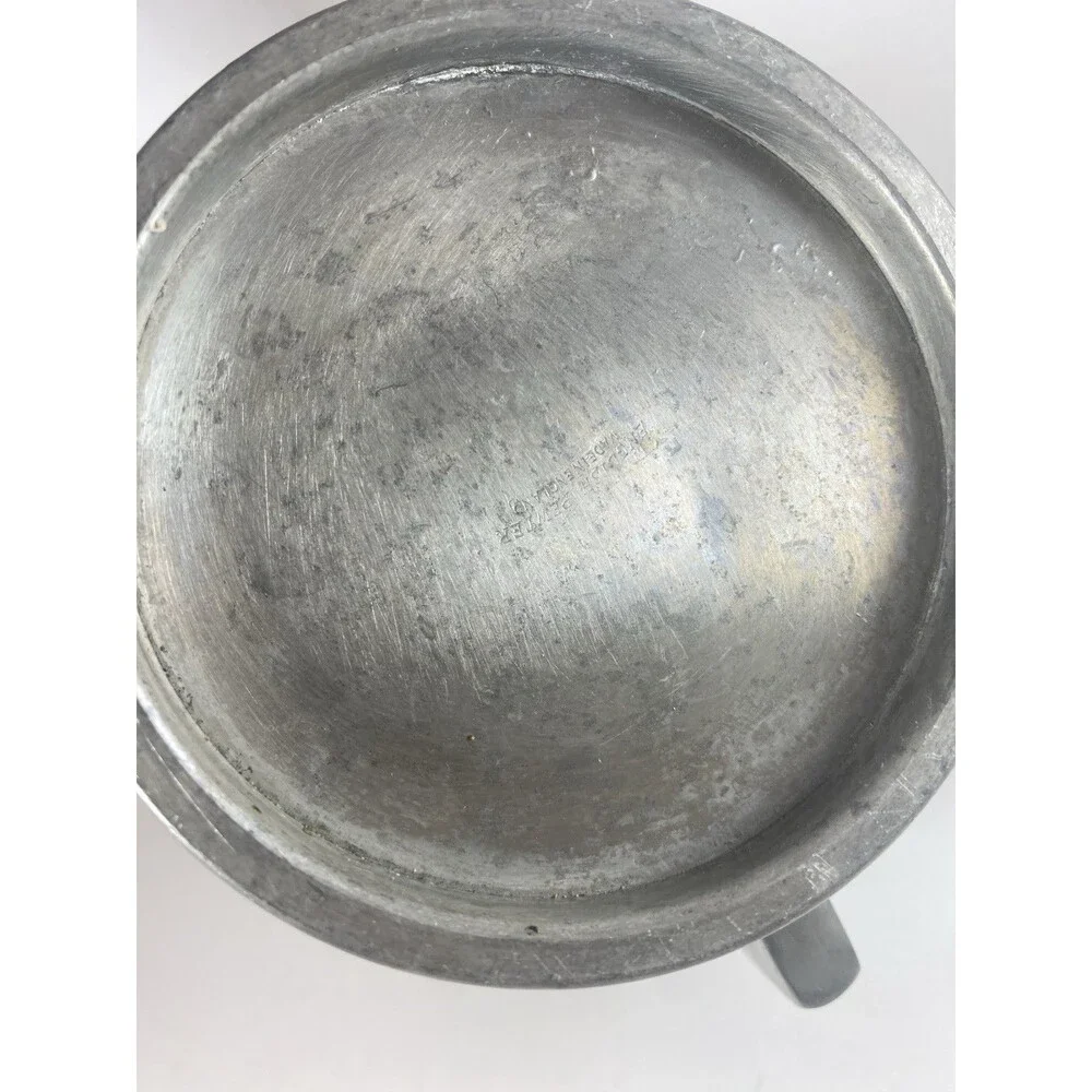 Vintage English Pewter Tankard Mug Made in England Heavy Metal Beer Cup 5”